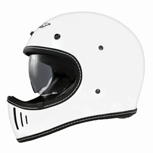 [貪小便宜] M2R MX-2 SV 素色 白色 復古 全罩 山車帽 安全帽