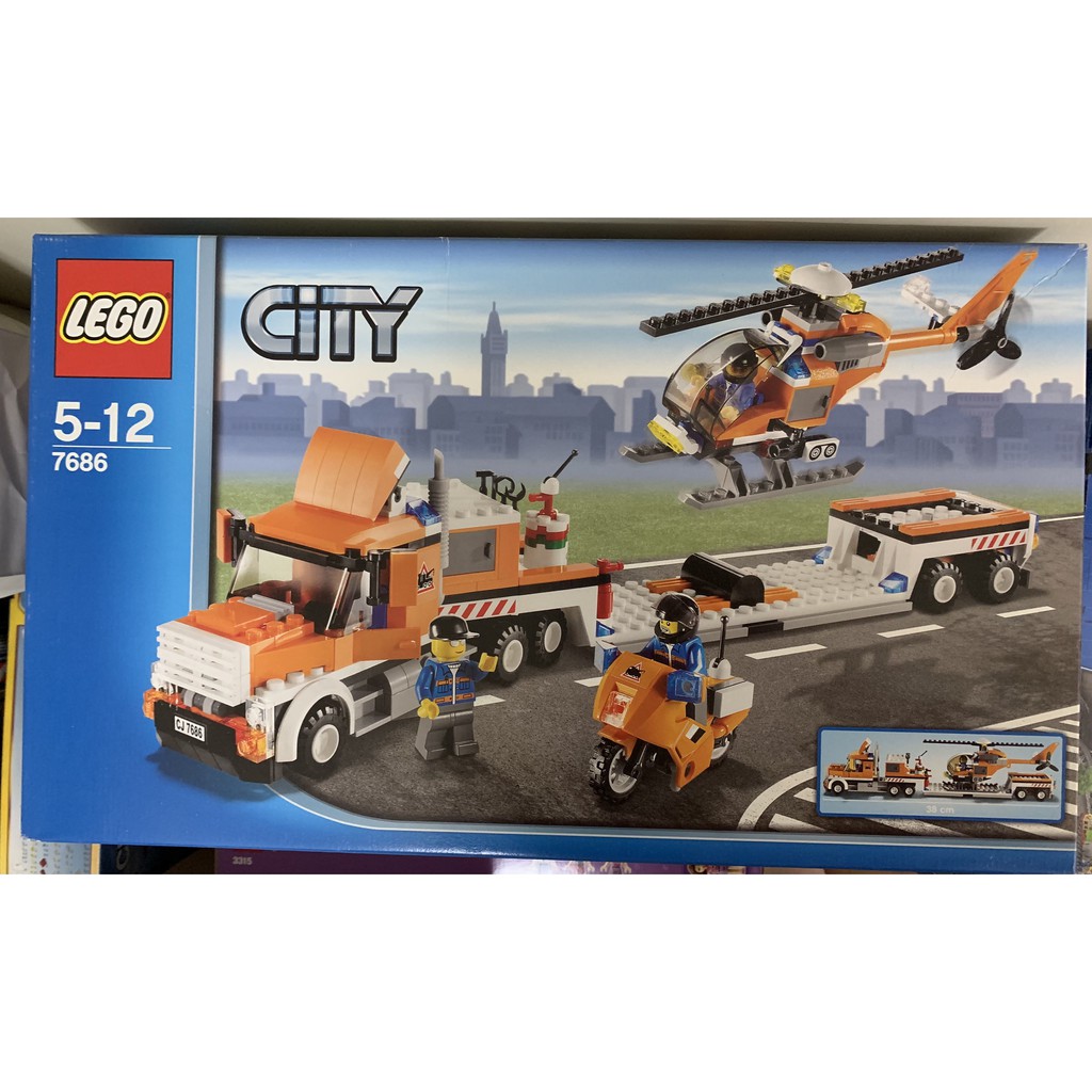 全新未拆LEGO  7686  直升機卡車