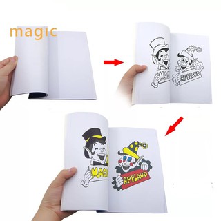 電子發票 學魔術很簡單 神奇繪本！魔術畫冊～一秒變魔術～空白變黑白變彩色！！蓉媽現貨在台灣