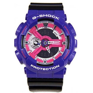 【大新竹鐘錶】CASIO 卡西歐 G-SHOCK 雙顯指標數字200米防水-51MM(GA-110NC-6ADR)