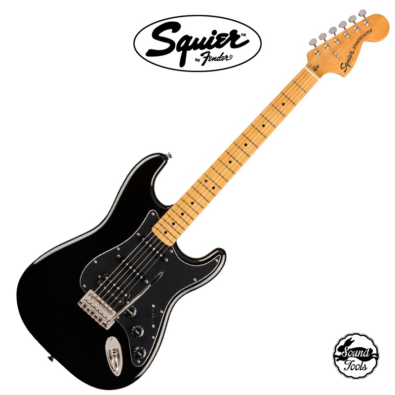 Squier Classic Vibe 70s Stratocaster HSS BLK 電吉他 黑色【桑兔】