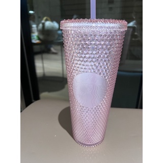 Starbucks星巴克限量24OZ粉色Bling隨行杯