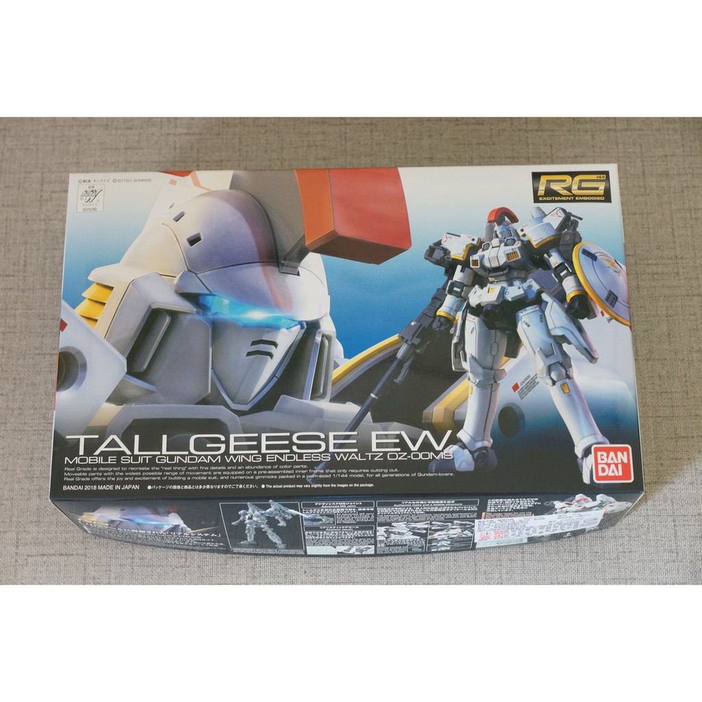 萬代bandai Rg Oz 00ms Tallgeese Ew 托爾吉斯ew版w鋼彈里歐 蝦皮購物