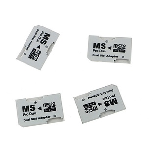 促銷 雙插卡 Micro SD / SDHC 轉 MS PRO DUO 雙轉卡 PSP 轉接卡