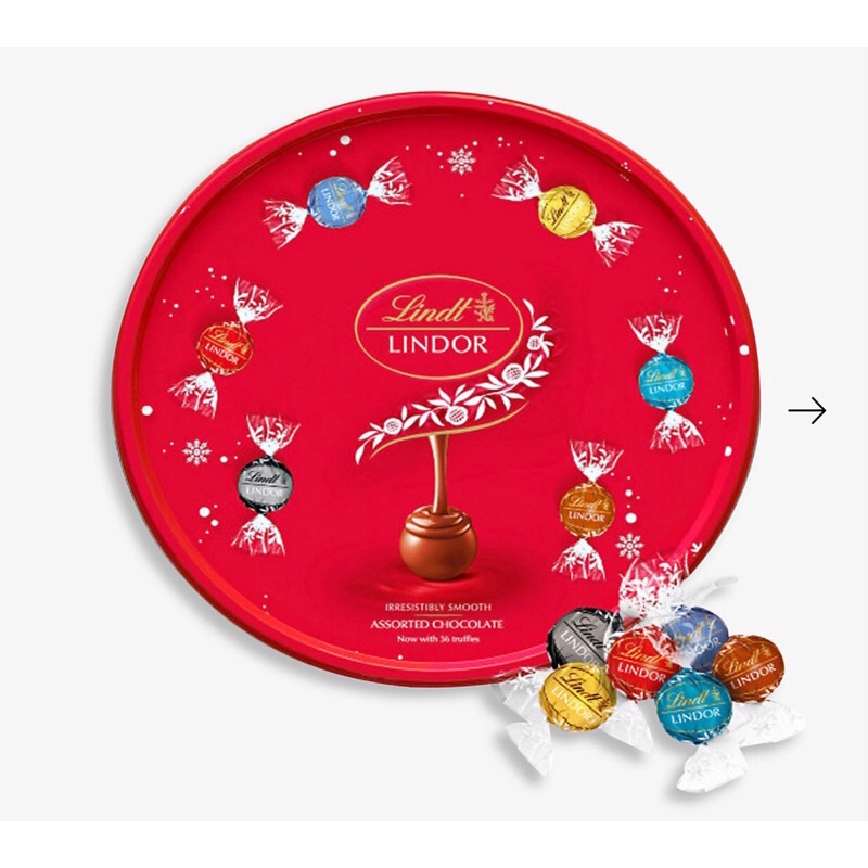預購 Lindt Linder 瑞士蓮松露造型巧克力禮盒（聖誕節禮物推薦！）