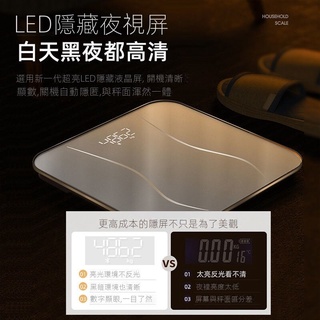 【現貨熱賣】甄簡良品充電款稱體脂體重秤女生減肥宿捨智能高精度稱體重電子秤 7BTR
