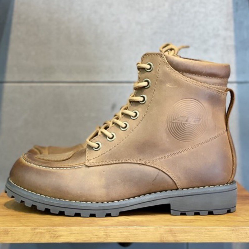 🛵大葉騎士部品 免運 AUGI AU1 URBAN BOOT 棕 牛皮 真皮 復古 哈雷 重機 休閒 車靴 防摔鞋 騎士