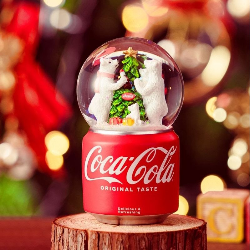 [全新]可口可樂聖誕水晶球