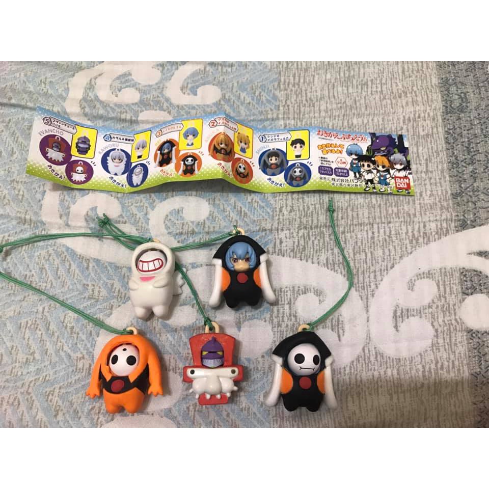 福音戰士 EVA Q版 吊飾 初號機、使徒、綾波零、明日香、渚、少碇真嗣，SD 轉蛋、扭蛋 稀有 收藏 不分售