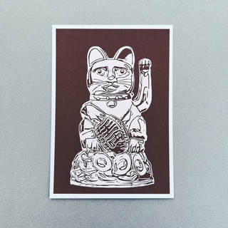 小時光製作所 明信片 日本 招財貓 貓 招き猫 Lucky cat 卡片 禮物 畫 海報 無框畫 掛畫 裝飾畫