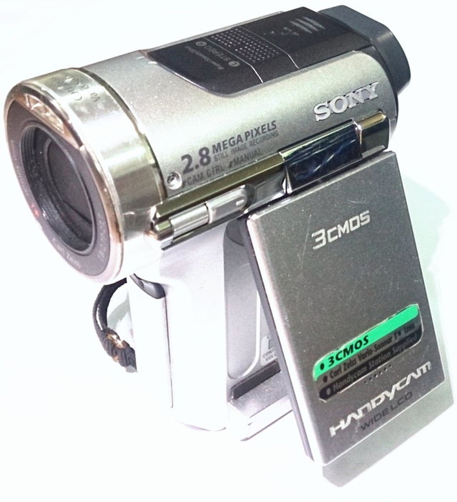 ☆手機寶藏點☆ SONY-DCR-PC1000 數位液晶攝錄放影機 功能正常 咖148