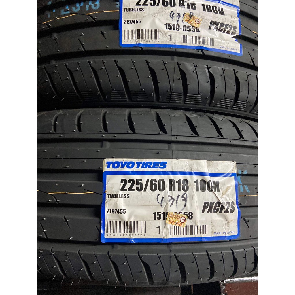 新北小老闆輪胎toyo東洋輪胎225 60 18 100h 日本製pxcf2s 完工價suv車種歡迎詢問 蝦皮購物