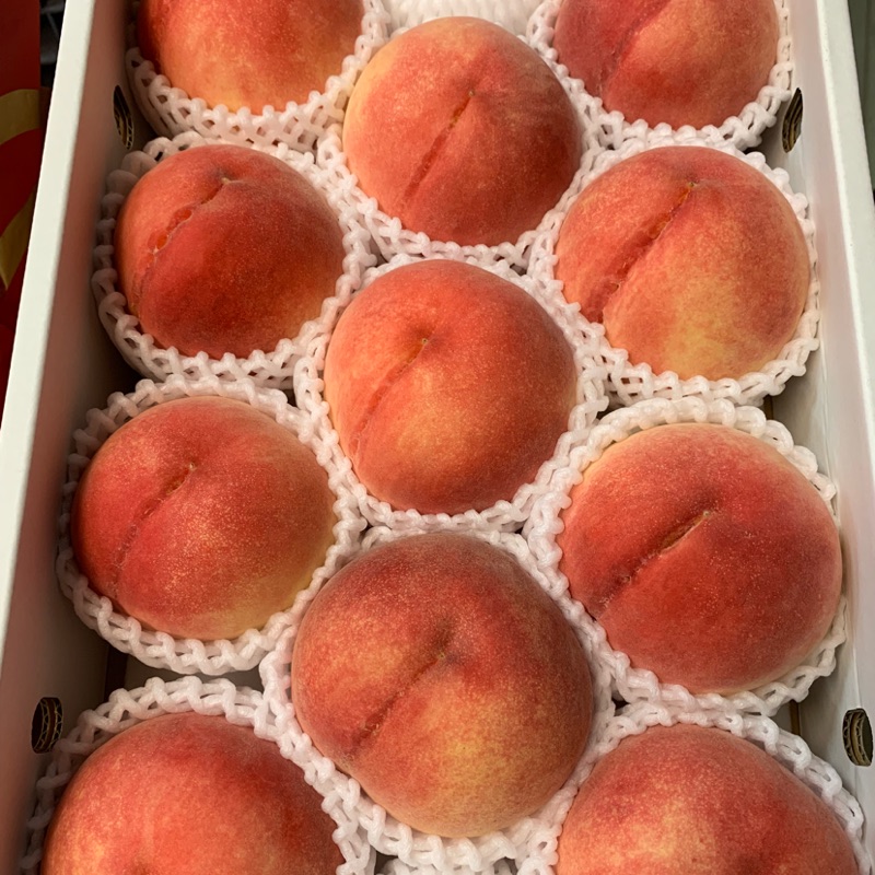 水蜜桃日本和歌山白箱水蜜桃15顆裝 蝦皮購物