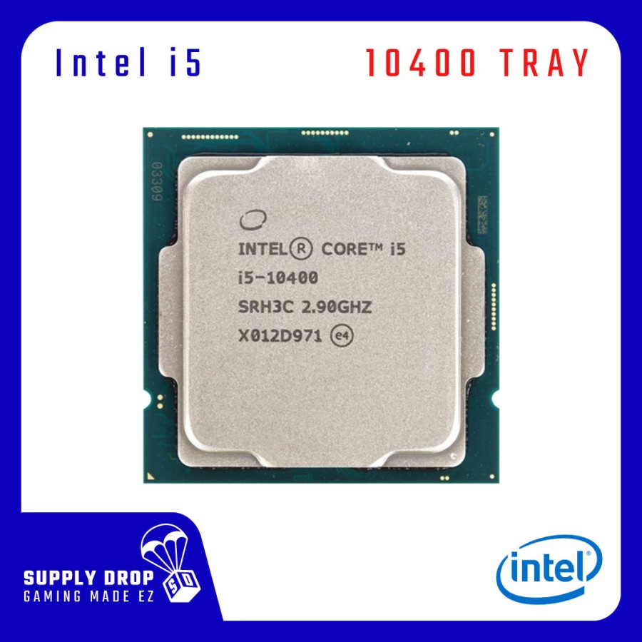 英特爾 Intel Core i5 10400 2.9GHz 6核 12線程 LGA1200 托盤無風扇