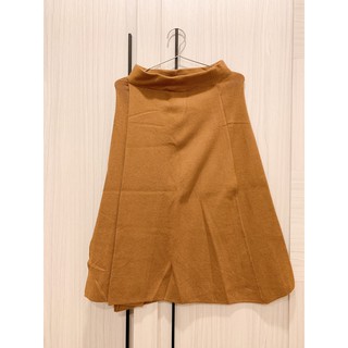 日系 長裙 針織 女 A字裙 奶糖色 棉質 長裙 全新 類似 Uniqlo