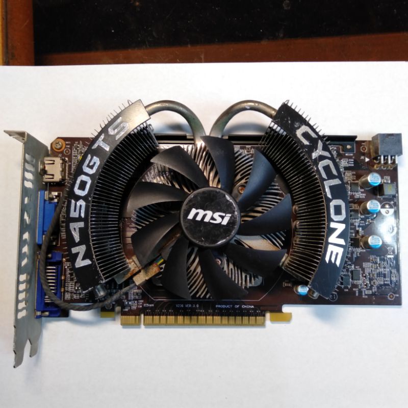 微星 MSI N450GTS Cyclone 1GD5顯示卡