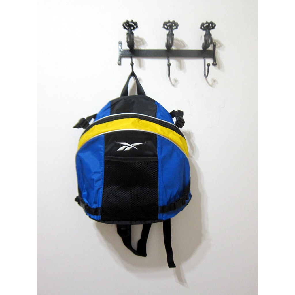 全新 Reebok 銳步 黑 黃 藍 保齡球包 手提袋 公事包 側背包 雙向拉鍊 多功能 收納空間多 書包 運動