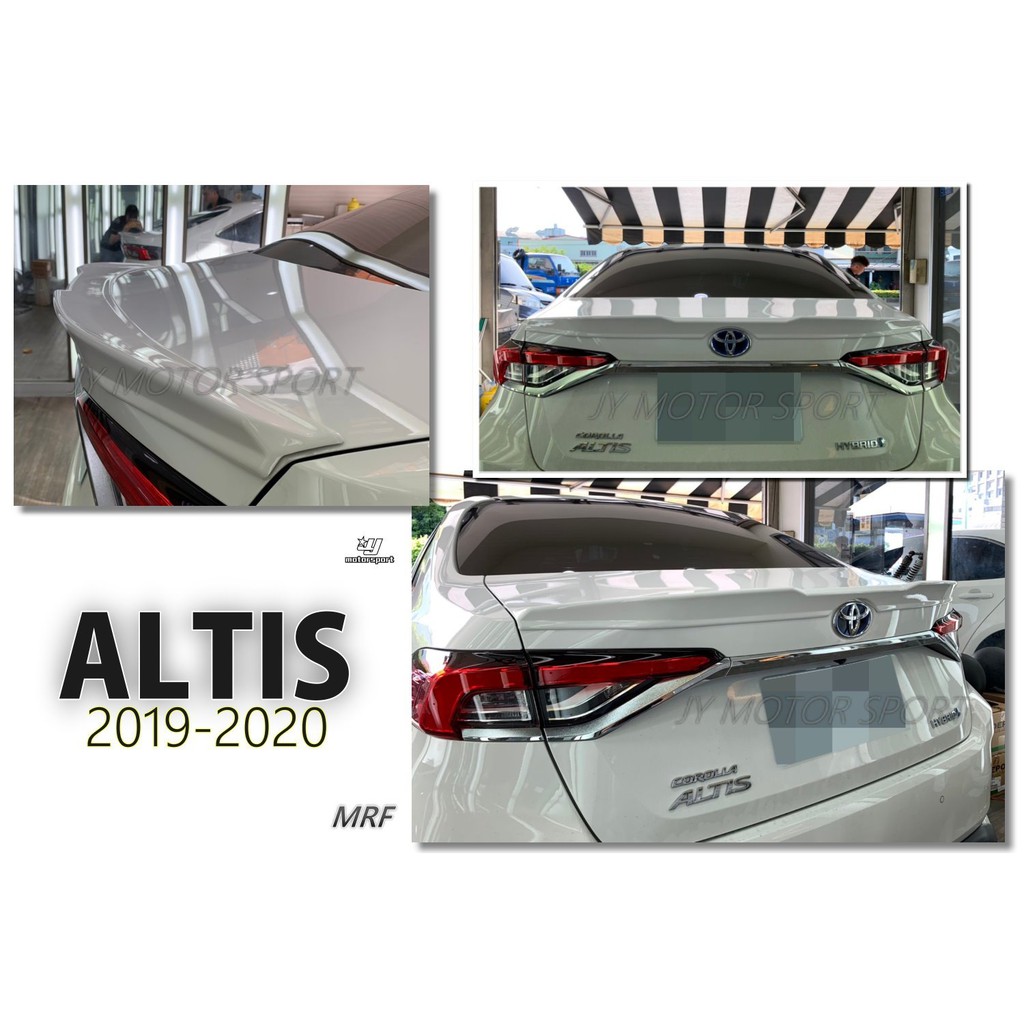 小傑車燈--全新 Toyota Altis 12代 2019 2020 19 20 年 MRF 尾翼 壓尾 含烤漆