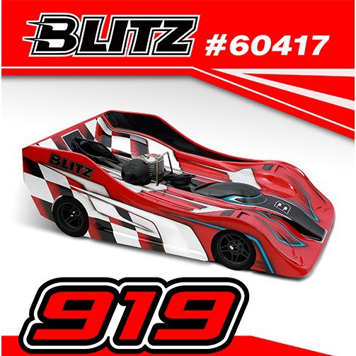 【TITAN】BLITZ 1/8 平跑車 919 透明車殼 60417