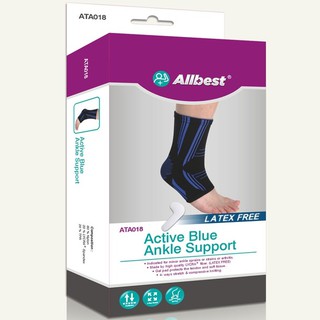 【百適特Allbest】台灣製 美國杜邦萊卡 加壓凝膠墊 支撐 保暖 預防 腳踝扭傷 專業運動護踝