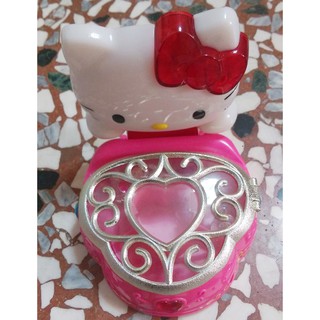 Peggy6693玩具商舖~Hello kitty化粧飾品盒~電池無效特價販售