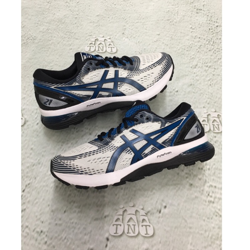 《TNT》ASICS GEL-NIMBUS 21 男 2E 寬楦 高緩衝 吸震 慢跑鞋 1011A172-100