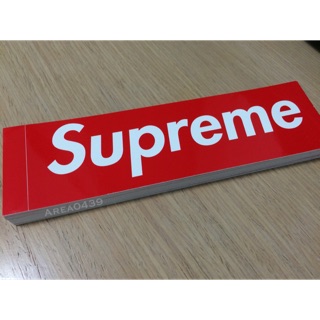 【area0439】Supreme 經典 Box Logo Sticker 貼紙 紅色 Rimowa 行李箱 筆電
