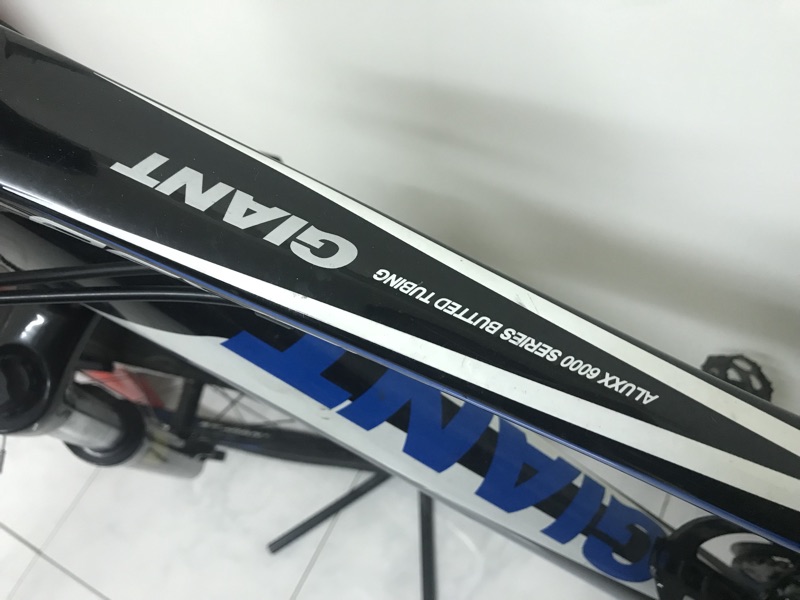 bicicleta giant aluxx 6000 series butted tubing