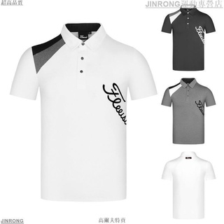 特價下殺·Titleist 新款 高爾夫男士短袖 戶外運動T恤 polo衫 透氣 速乾 golf球衣 Q689