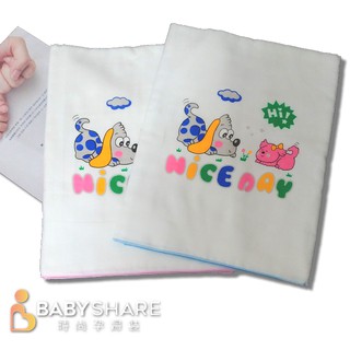 [滿額免運] 台灣製造 嬰兒俏皮圖案方型浴巾 包巾 涼被 透氣舒適 BabyShare時尚孕婦裝 (00108)