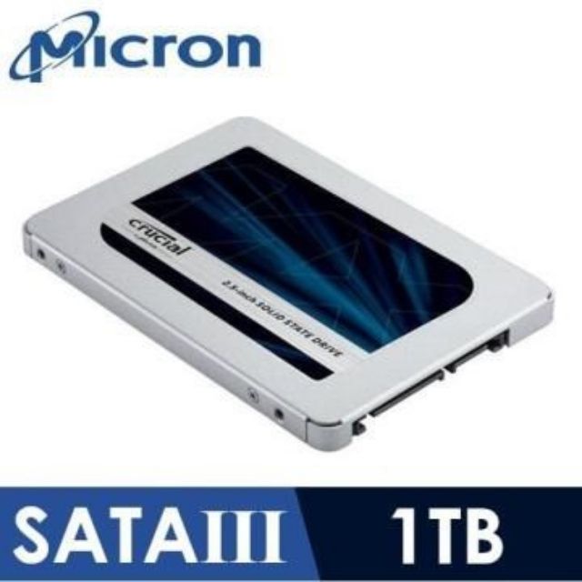 全新 美光Micron Crucial MX500 1T 1TB SATAⅢ 固態硬碟 捷元公司貨 五年保固