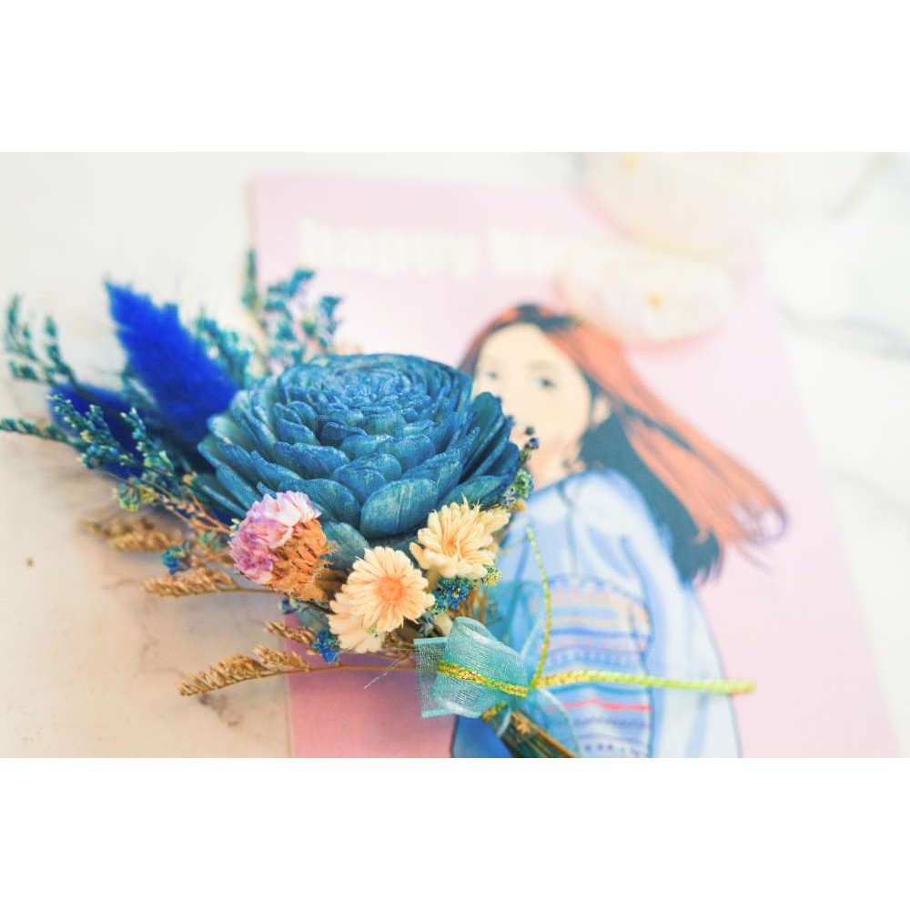 胸花 乾燥花 永生花 結婚 畢業禮物 情人節 禮物 閨蜜禮物 桌上小物 拍照佈景 卡片 蝦皮購物