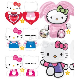 版權kitty氣球 /鋁箔汽球 婚禮生日派對 祝賀禮物 佈置 求婚告白 兒童玩具