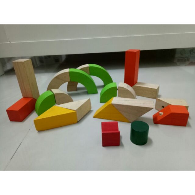 班恩傑尼 橡木 積木 plan toys