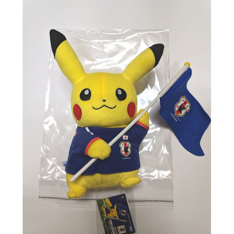 【現貨】日版 タカラトミー 寶可夢 足球 日本代表 with Pokemon 皮卡丘 布偶 玩偶