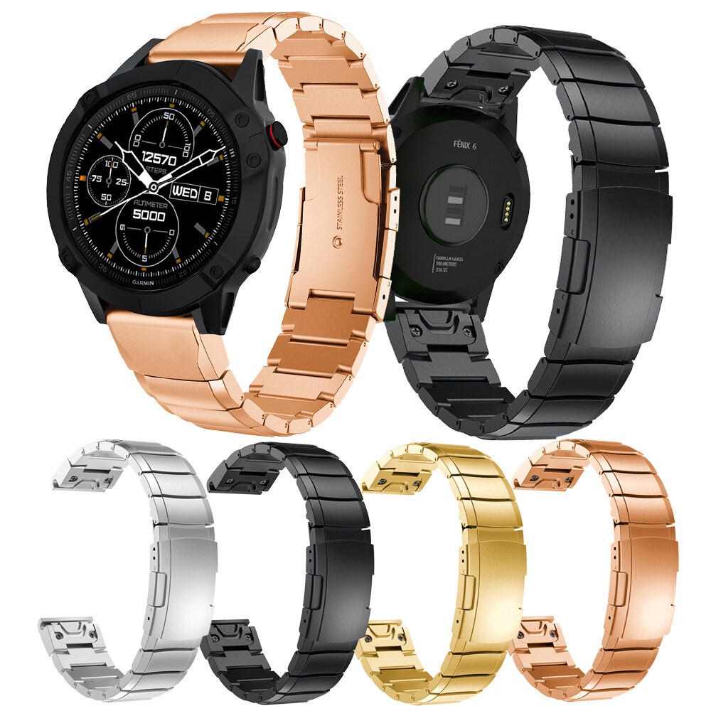 佳明錶帶適用於Garmin Fenix 7 7S 7X 6S 6X6 Pro輕鬆快速安裝更換智能錶帶26 22 20mm