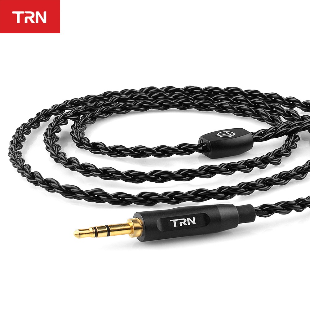 Trn A3 6 芯 HIFI 耳機線帶 MMCX / 2Pin 連接器,用於 TRN V90 V10 / V20 /