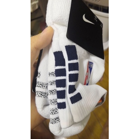 Nike NBA Grip Power Ankle 球員版 低筒籃球襪 深藍條紋