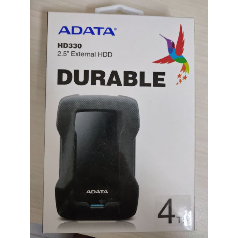 [全新]ADATA 威剛 4TB硬碟 HD330 2.5"External HDD DURABLE