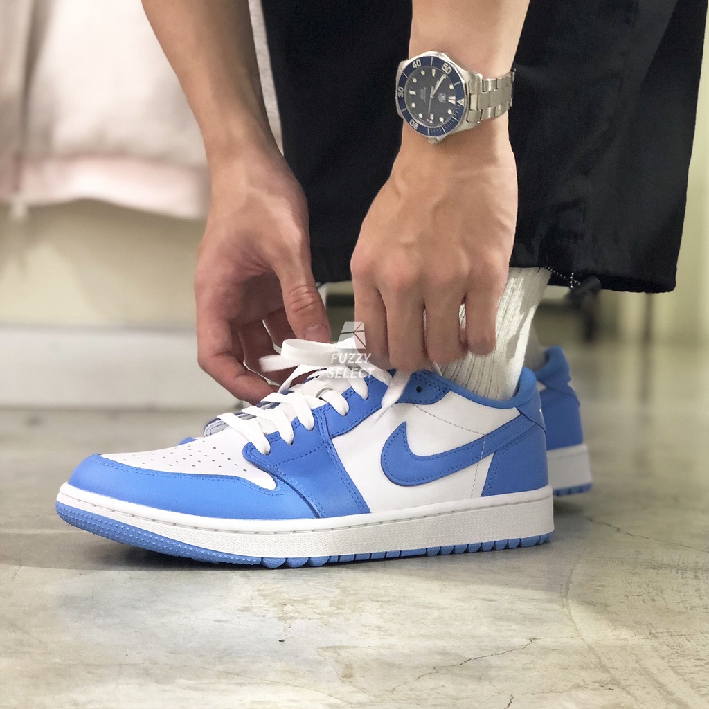 【逢甲 FUZZY】Air Jordan 1 Low Golf UNC 北卡藍 白藍 DD9315-100