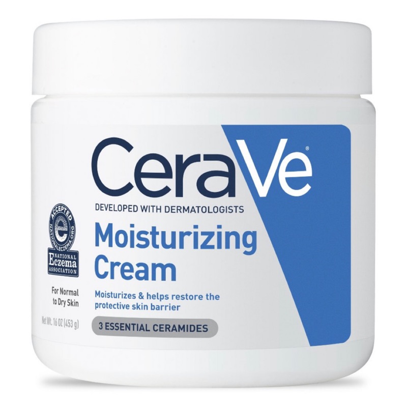 美國CeraVe moisturizing cream適樂膚長效潤澤保濕乳霜  16oz/453g