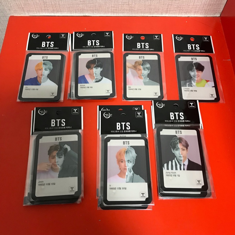 BTS X T-money 交通卡