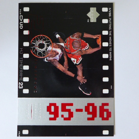 ~ Michael Jordan ~MJ喬丹/籃球之神/空中飛人/黑耶穌 1998年UD.底片設計.紀錄球員卡 ~51