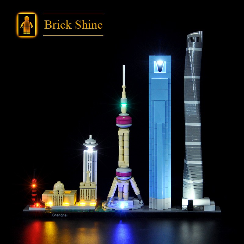 現貨【BRICK SHINE】【燈組】無主體 適用 樂高 LEGO 21039 上海 全新未拆  BS燈組