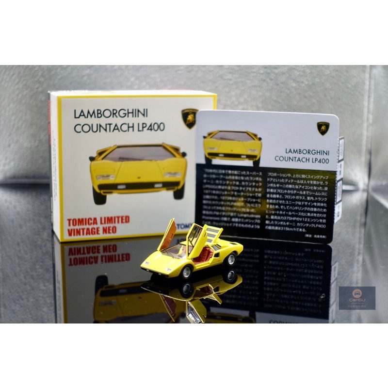 (竹北卡谷)Tomytec TLV-N 藍寶堅尼 Lamborghini  Countach LP400 黃