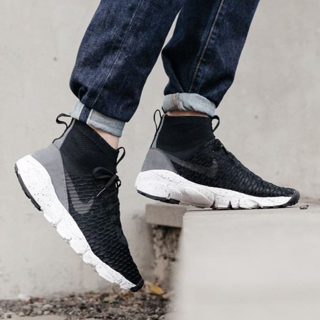 Quality Sneakers - Nike Air Footscape Magista Flyknit 黑灰 編織