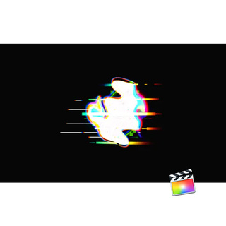 數字訊號損壞失真故障LOGO標志FCPX模板