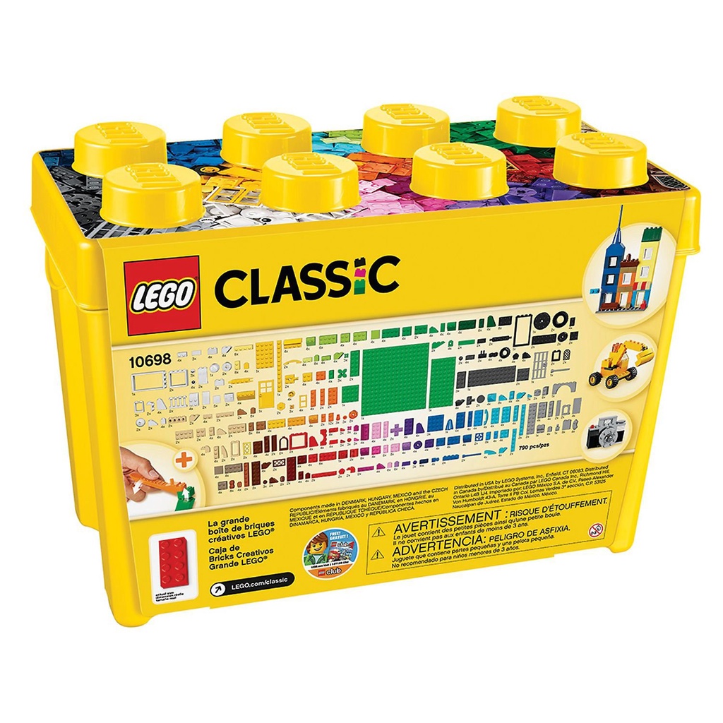 [Yasuee台灣] LEGO 樂高 10698 樂高大型創意拼砌盒桶 樂高經典系列 下單前請先詢問