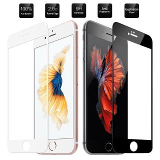 Iphone 蘋果 5 5s Se/ 6 6s 7 8 Plus 絲印保護貼 透明鋼化玻璃膜 螢幕保護不碎邊