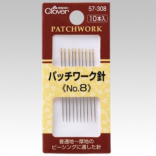 日本 Clover 可樂牌 拼布手縫針 (8號) 57-308 57308 縫紉福利社